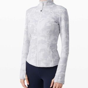 Lululemon Define Jacket Incognito Camo Alpine White Multi size 6